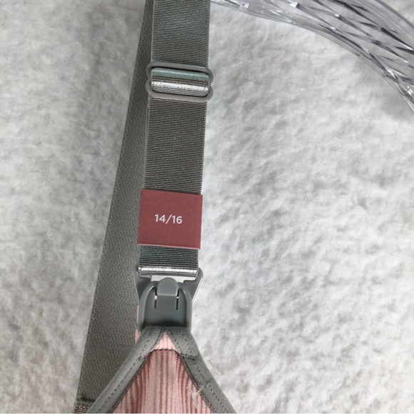 Cacique Women's Maternity Nursing CAMI New Size 14/16 Pink adjustable strap - Picture 3 of 8